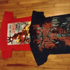 Two Boys Tee Shirts Size Small 6/7